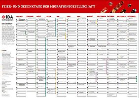 IDA-Gedenkkalender Vorderseite