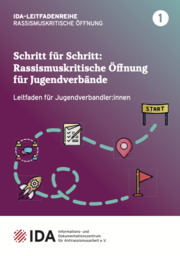 Cover: "Schritt f&uuml;r Schritt: Rassismuskritische &Ouml;ffnung f&uuml;r Jugendverb&auml;nde" 